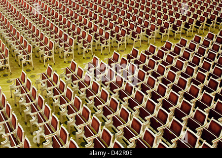 Berlin, Deutschland, die Sitzreihen im Konzerthaus am Gendarmenmarkt in Berlin-Mitte Stockfoto