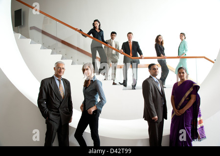 Freiburg, Deutschland, einer internationalen Business-team Stockfoto