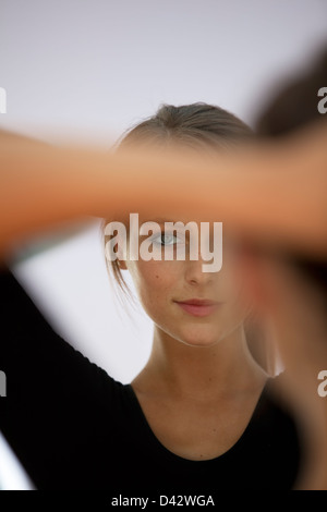 Freiburg, Deutschland, eine junge Balletttaenzerin Stockfoto