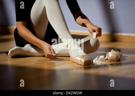 Freiburg, Deutschland, eine junge Balletttaenzerin Stockfoto