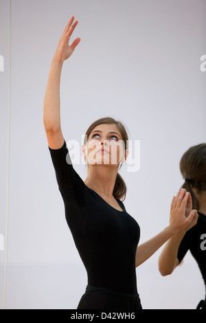 Freiburg, Deutschland, eine junge Balletttaenzerin Stockfoto