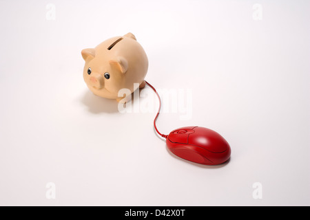 Freiburg im Breisgau, Symbol Foto Online Banking Stockfoto