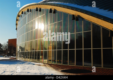 Kresge Auditorium auf dem Campus MIT entwarf Eero Saarinin. Stockfoto