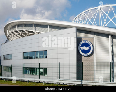 Die American Express Community Stadium, Brighton, auch bekannt als The Amex Stadion Stockfoto