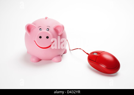 Freiburg im Breisgau, Symbol Foto Online Banking Stockfoto