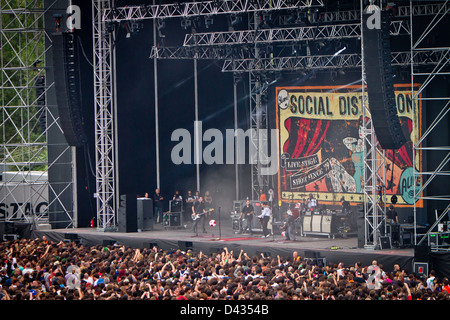 2. September 2012 - tritt The Social Distortion im Bereich Parco Nord, Bologna, Italien Stockfoto