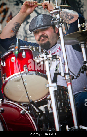 2. September 2012 - tritt The Social Distortion im Bereich Parco Nord, Bologna, Italien Stockfoto