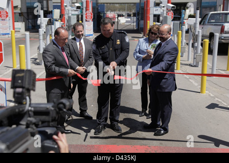 San Diego Banddurchtrennungszeremonie Ready Lane Stockfoto