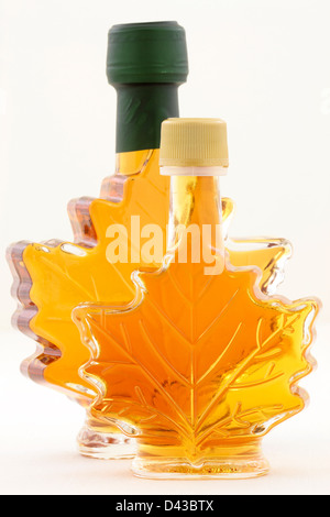 köstliche Klasse A Ahornsirup, mit einem ausgeprägten Ahorn-Bouquet. Stockfoto