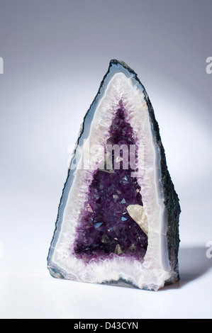 Amethyst geode Stockfoto