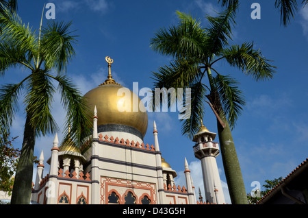 Sultan-Masjid-Moschee, Singapur Stockfoto