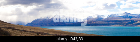 Täler, die Tasmanische See Tasman Mt Cook Neuseeland Stockfoto