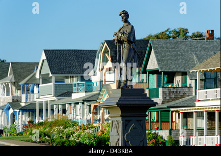 Cival Krieg-Denkmal, Oak Bluffs, Martha's Vineyard, Massachusetts, USA Stockfoto