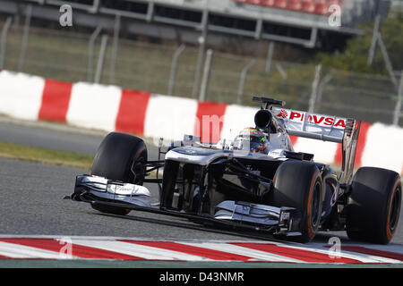 Motorsport: FIA Formel 1 Weltmeisterschaft 2013, Tests in Barcelona, Stockfoto