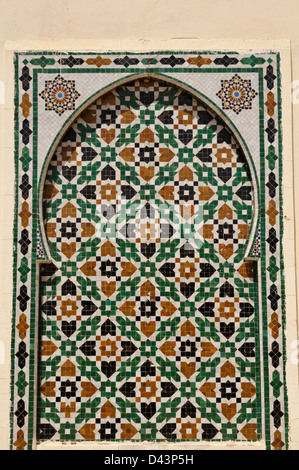 Mausoleum des Moulay Ismail, Meknès, Marokko Stockfoto