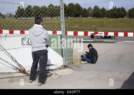 Motorsport: FIA Formel 1 Weltmeisterschaft 2013, Tests in Barcelona, Stockfoto