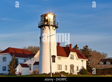 Chatham-Licht und Coast Guard Station, Chatham, Cape Cod, Massachusetts, USA Stockfoto