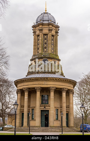 Saltaire evangelisch reformierte Kirche wurde 1859 von Sir Titus Salt erbaut. Stockfoto