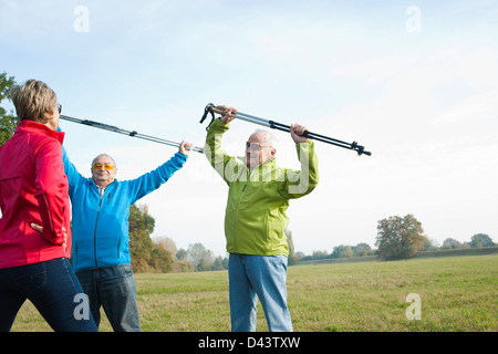 Menschen fit halten, Lampertheim, Hessen, Deutschland Stockfoto