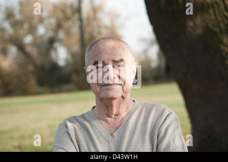 Porträt des Mannes, Lampertheim, Hessen, Deutschland Stockfoto