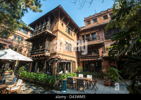 Dwarika Boutiquehotel, Kathmandu, Nepal Stockfoto