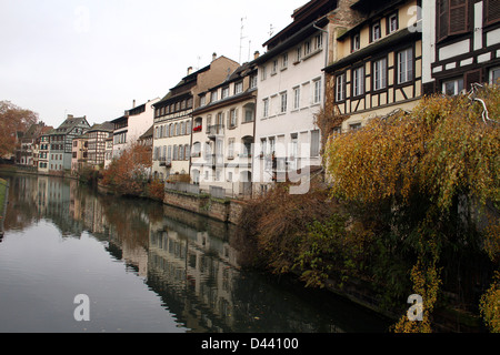 Straßburg, Viertel La Petite France, Frankreich Stockfoto