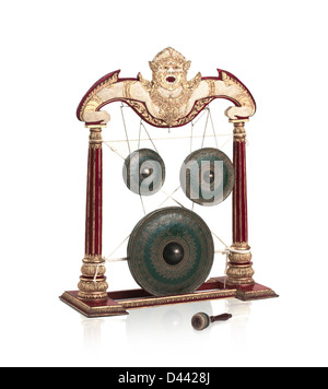 Old fashioned Thai gong Musikinstrument, verwenden sie in besondere Feier Zeremonie Stockfoto