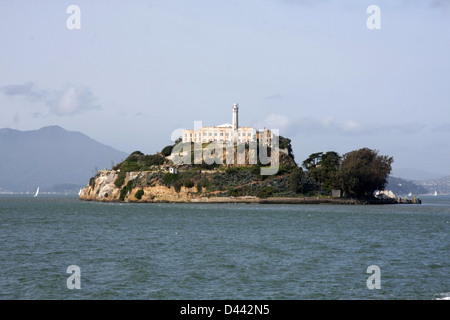 Alcatraz-Insel in der Nähe von San Francisco Stockfoto