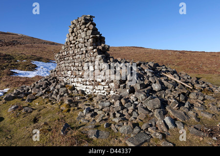 Ruine der Mine am weißen Kraft Mine, Birk Rigg, Cronkley fiel oberen Teesdale County Durham UK Stockfoto