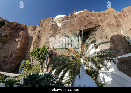 Casa Omar Sharif, LagOmar, Architekten Cesar Manrique, Pool, Lanzarote, Kanarische Inseln, Spanien Stockfoto