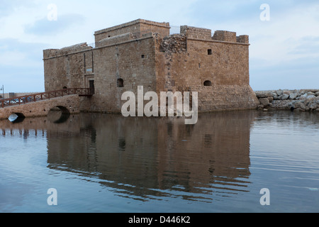 Burg von Paphos, Zypern Stockfoto