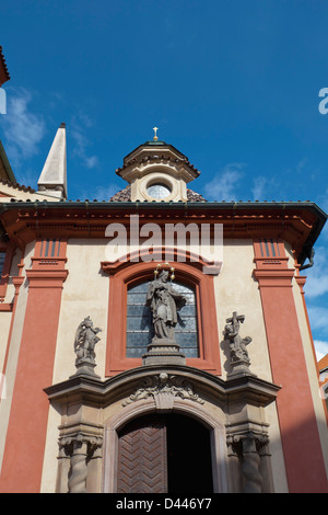 St.-Georgs Basilika, Prager Burg, Prag Stockfoto