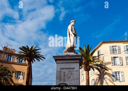 Napoleon-Statue in Piazza di Olmu, Ajaccio, Korsika, Frankreich, Europa Stockfoto