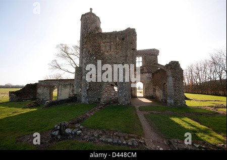 Baconsthorpe Burg, Norfolk, england Stockfoto