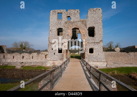 Baconsthorpe Burg, Norfolk, england Stockfoto