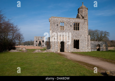 Baconsthorpe Burg, Norfolk, england Stockfoto