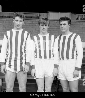 West Bromwich Albion FC Fußballer 1963 Dennis Clarke, Kenny Stephens, Ian Collard Stockfoto
