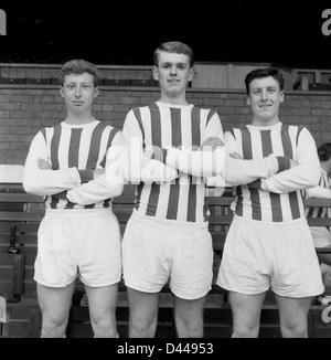 West Bromwich Albion FC Fußballer 1963 Gerry Howshall, Danny Campbell, Tony Brown Stockfoto