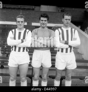 West Bromwich Albion FC Fußballer 1963 Geoff Carter, Tony Millington, Jack Lovatt Stockfoto
