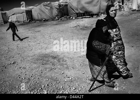 2012L syrische Kinder Flüchtlinge im Libanon Stockfoto