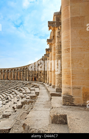 Alten römischen Amphitheater Aspendos in Antalya, Türkei. Stockfoto