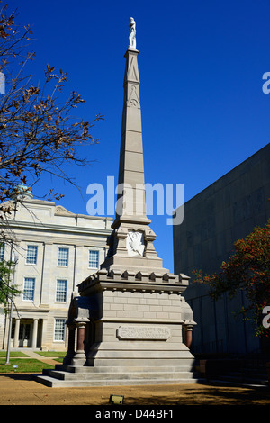 Confederate Monument Jackson Mississippi MS USA Stockfoto