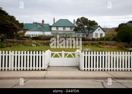 Regierung Haus, Port Stanley, Falkland-Inseln Stockfoto