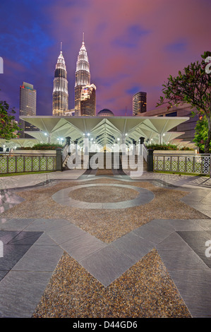 Masjid Syakirin, Kuala Lumpur City Centre (KLCC), Malaysia Stockfoto