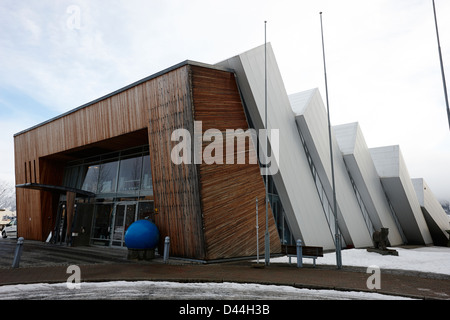 Polaria arctic Experience Center Tromso Troms-Norwegen-Europa Stockfoto