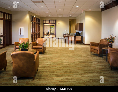 Bank interior Lobby. Stockfoto