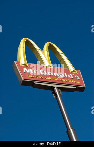 McDonalds hat USA Sign. Stockfoto