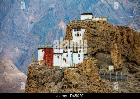 Dhankar Gompa. Spiti Valley, Himachal Pradesh, Indien Stockfoto