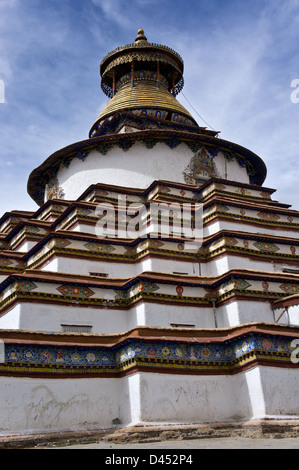 Kumbum Chörten, Palkhor Chöde, Palcho Kloster, Gyantse, entlang der südlichen Friendship Highway, Tibet Stockfoto