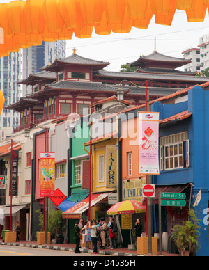 Singapur, Chinatown, Buddha Tooth Relic Temple, Stockfoto